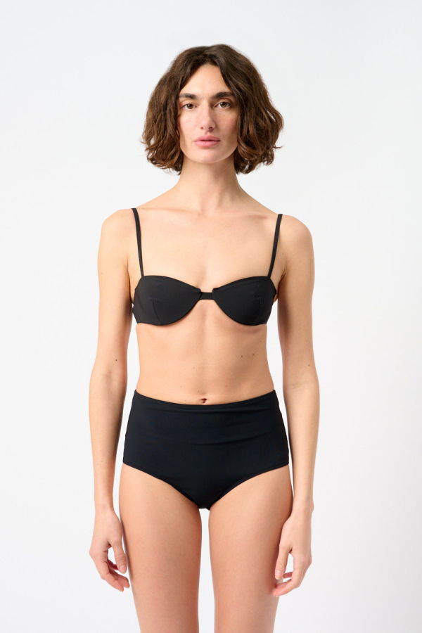 Totême Bra Bikini Top - Black