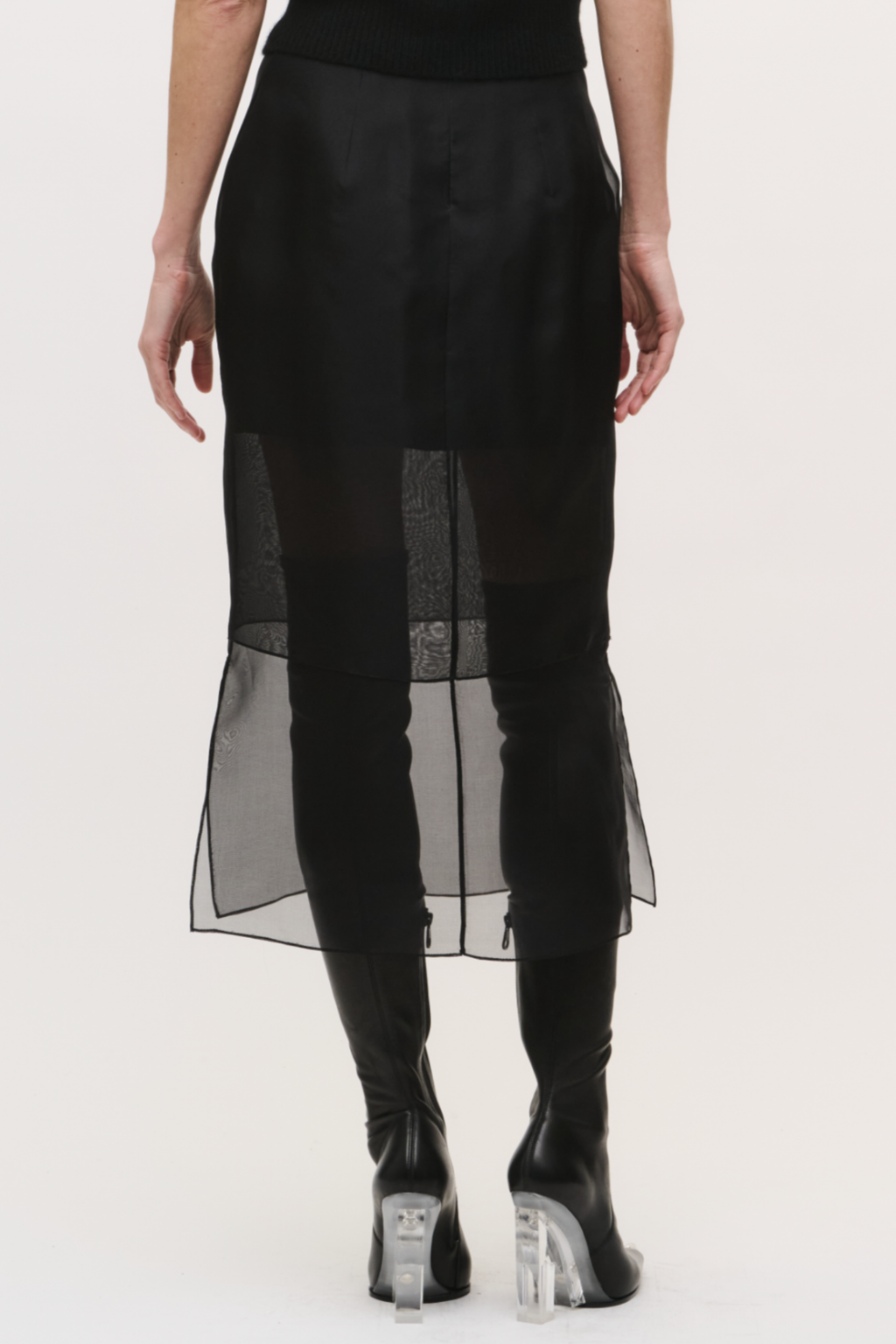 Brandon Maxwell The Brett Pencil Skirt - Black