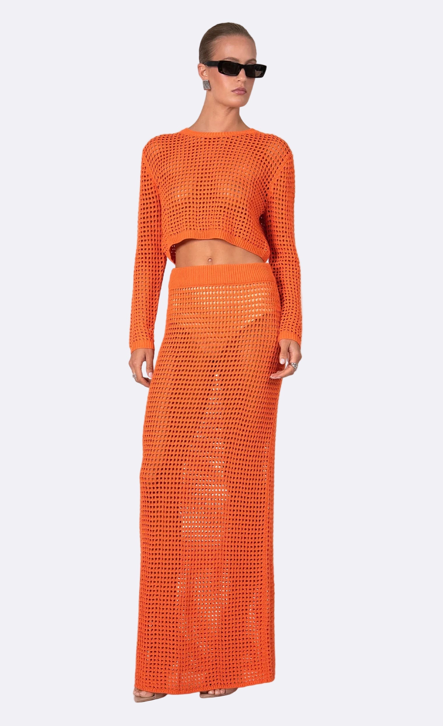 Nonchalant Label Brianna Maxi Skirt - Aperol