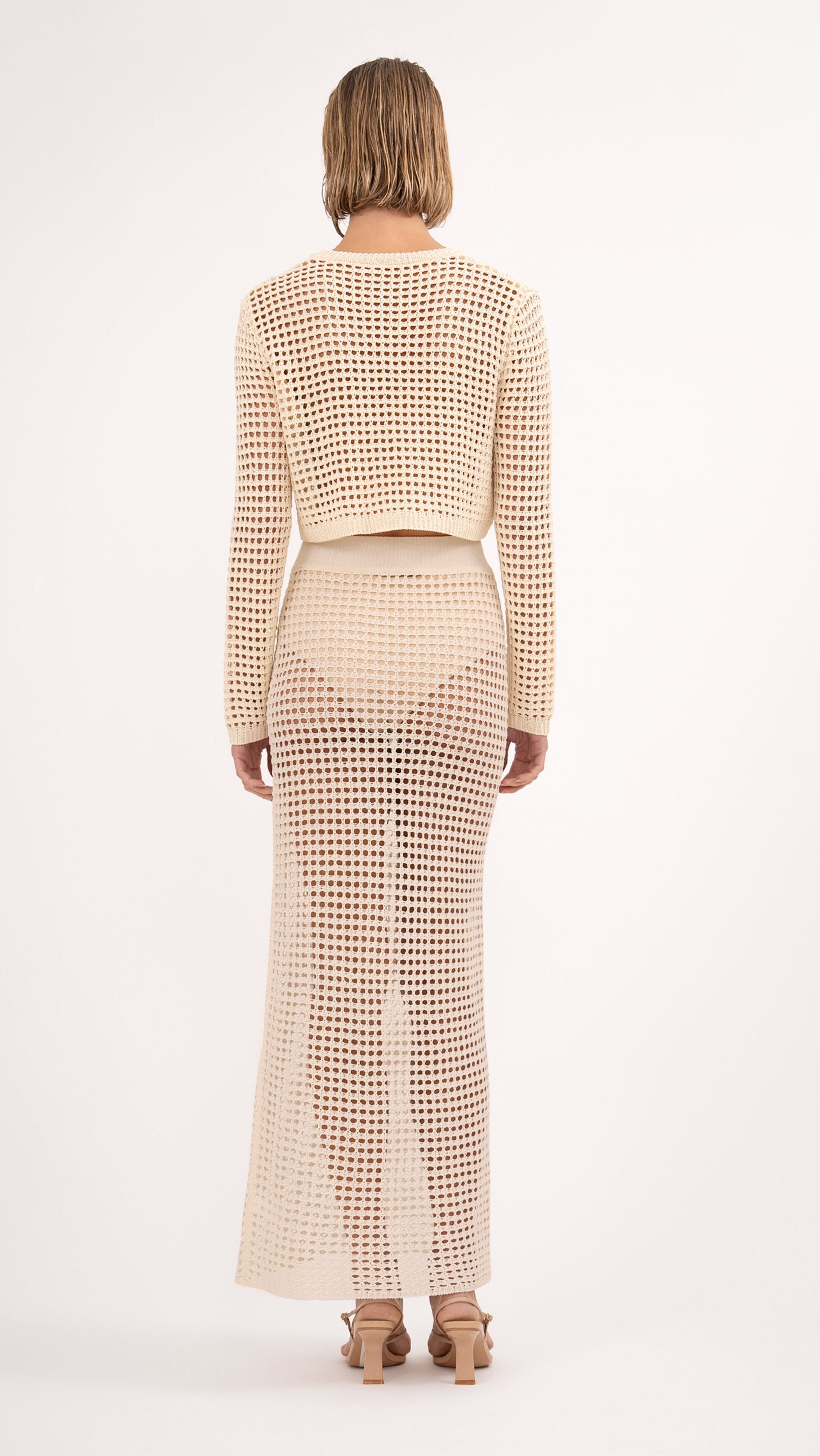 Nonchalant Label Brianna Maxi Skirt - Beige