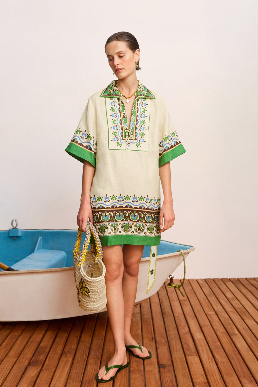 ALÉMAIS Bridgette Mini Shirtdress
