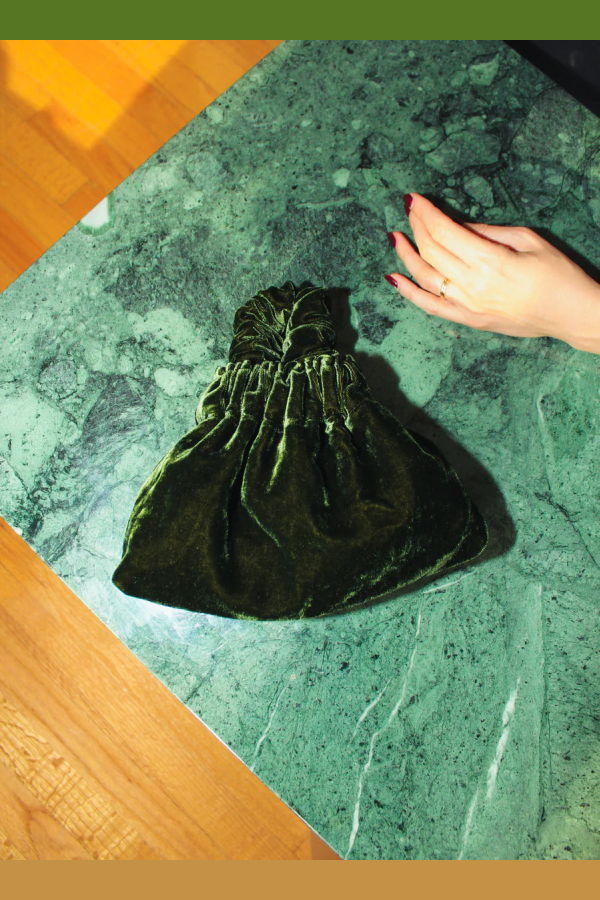 Bronze Age Velvet Halo Bag