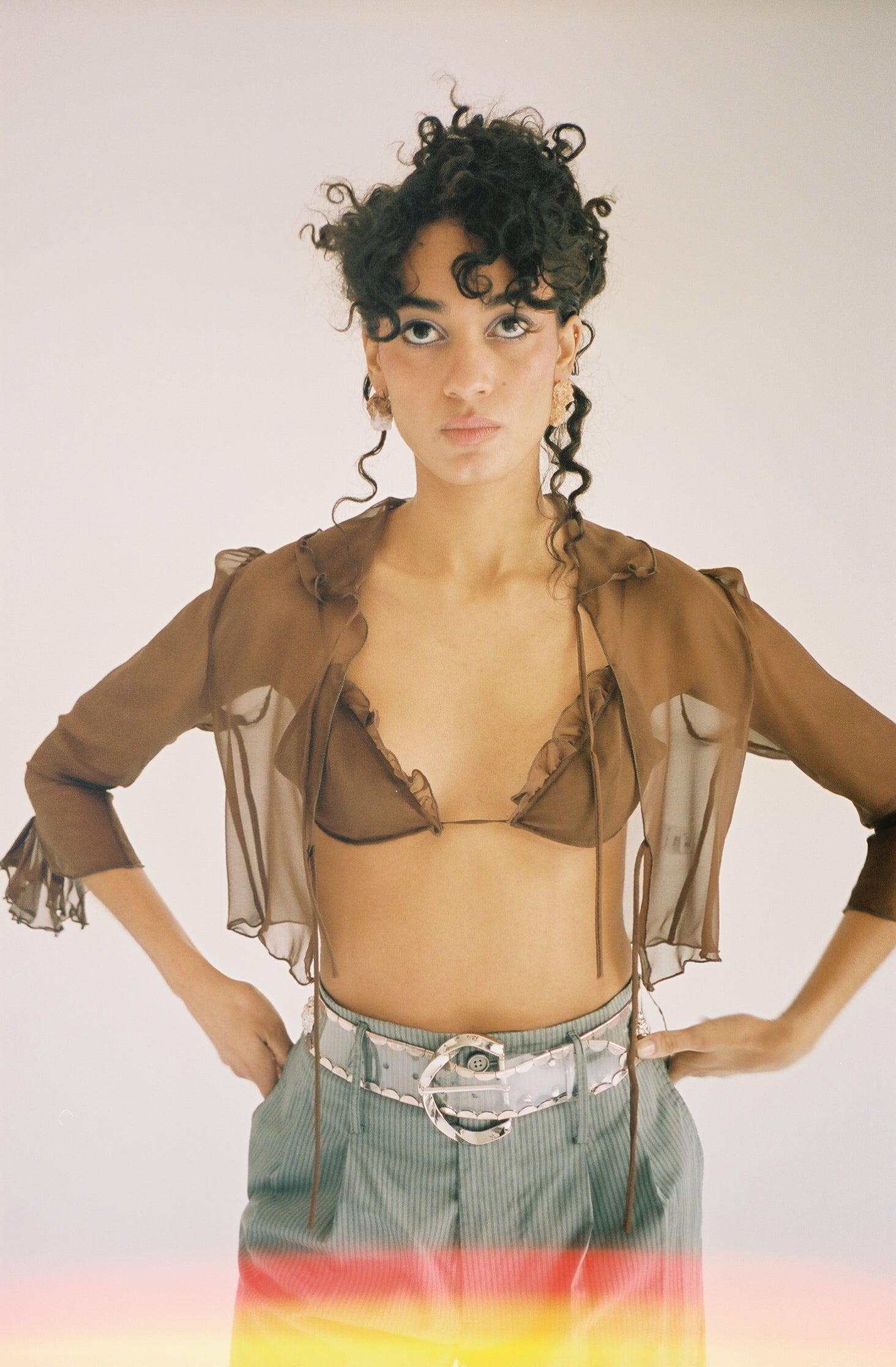 Maryam Nassir Zadeh Cadallic Bra - Bronze