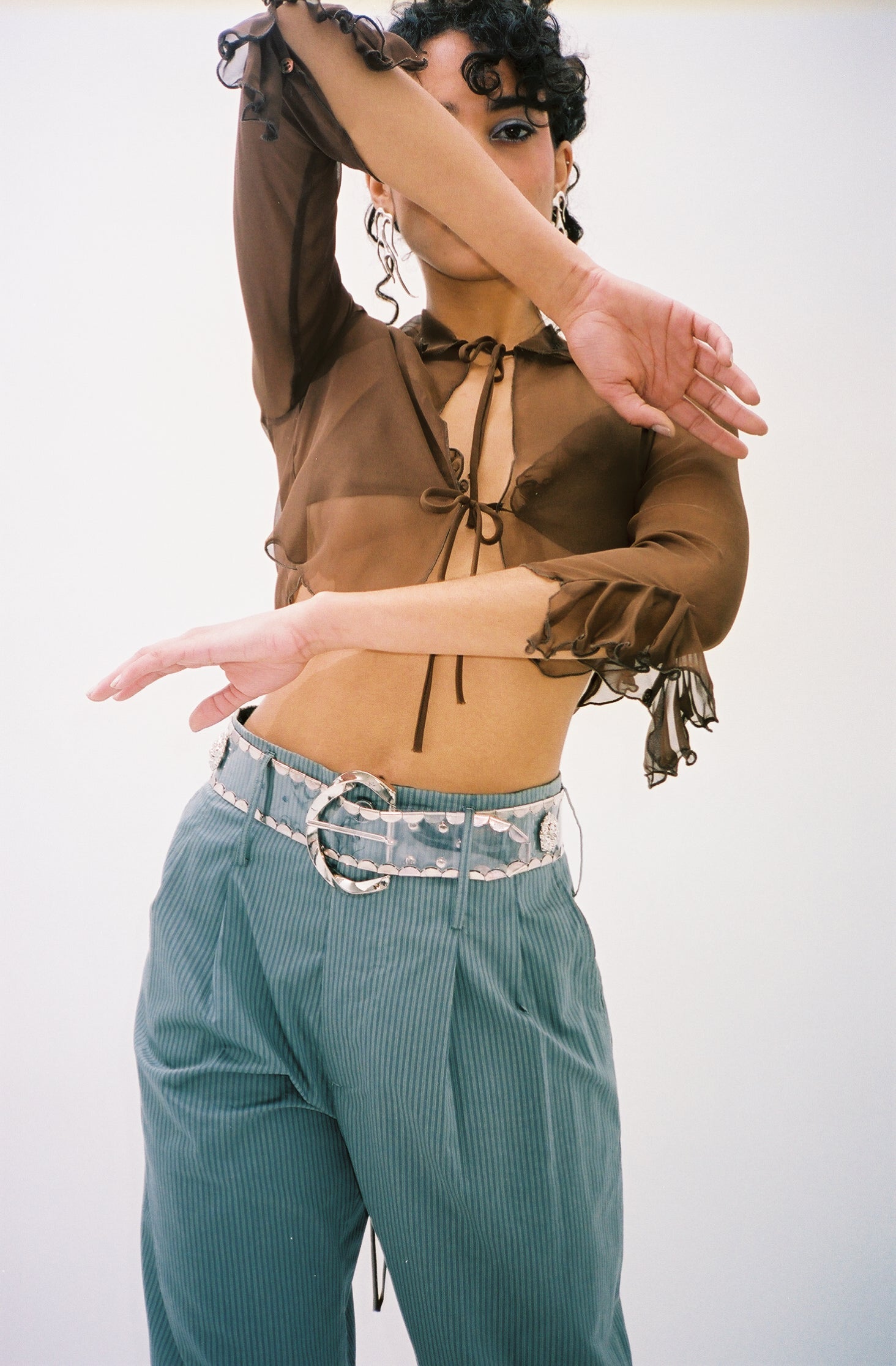 Maryam Nassir Zadeh Cadallic Bra - Bronze