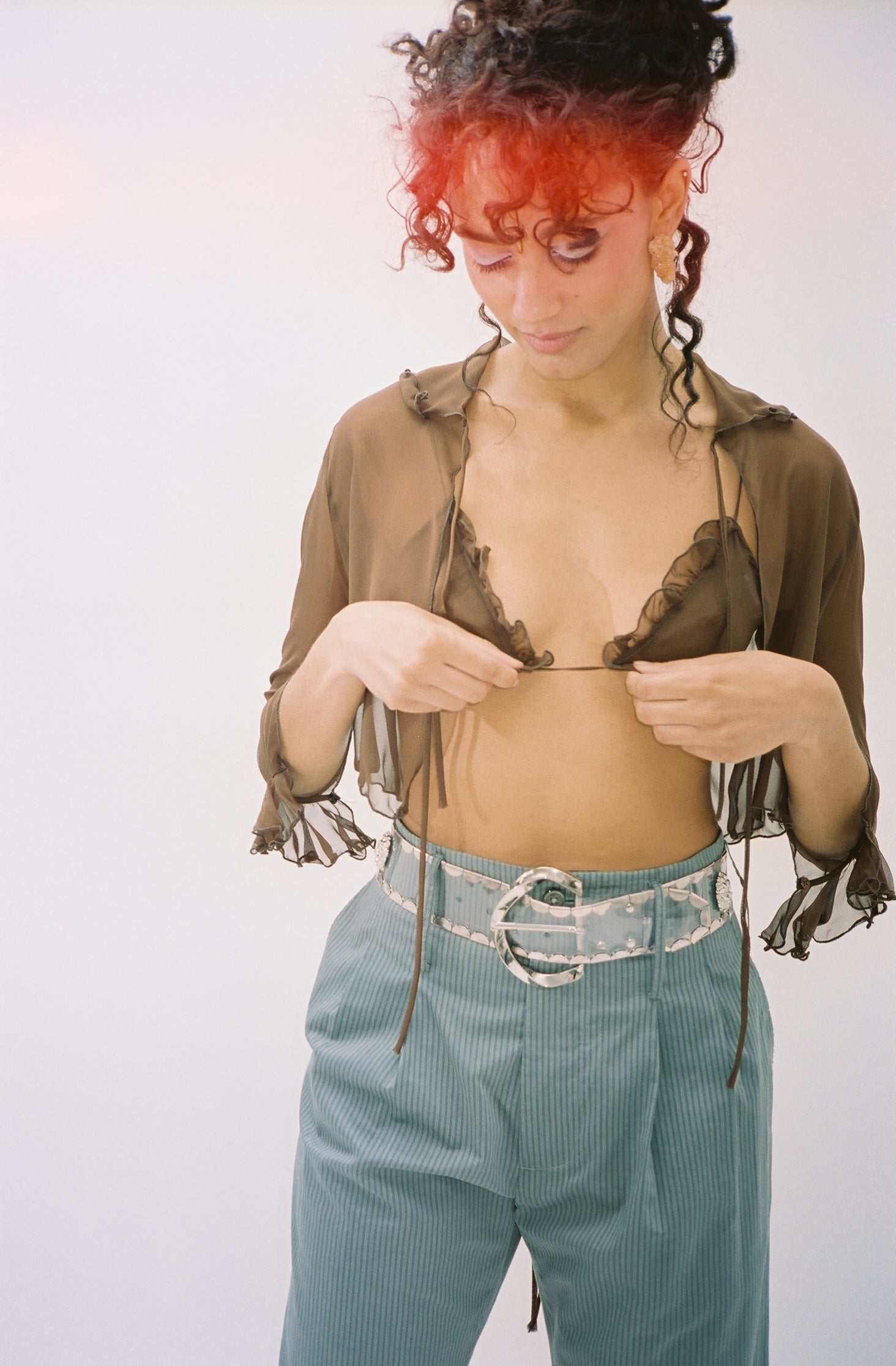 Maryam Nassir Zadeh Cadallic Bra - Bronze