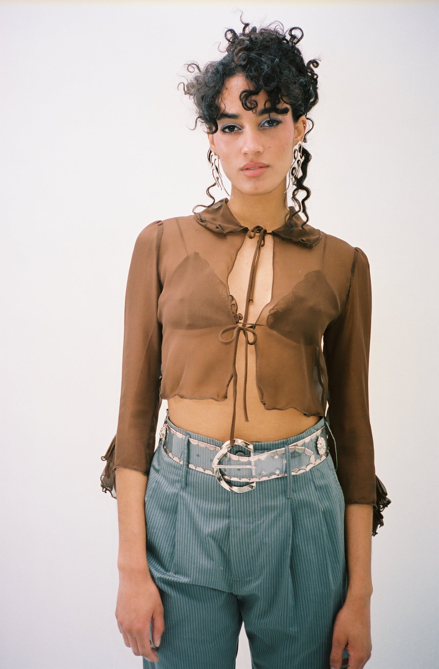 Maryam Nassir Zadeh Cadallic Bra - Bronze