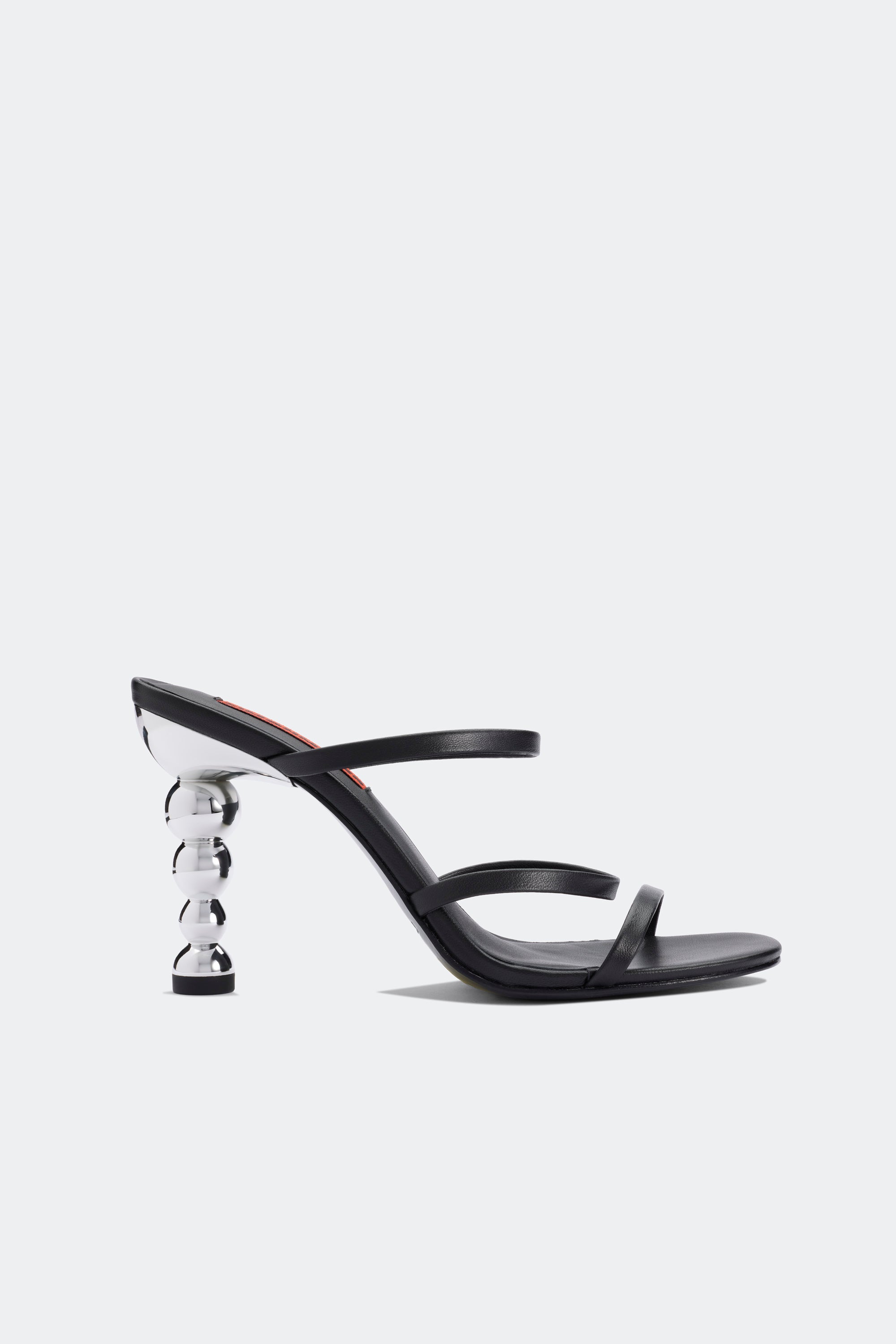 Simon Miller Bubble Drop Heel Sandals - Black/Silver