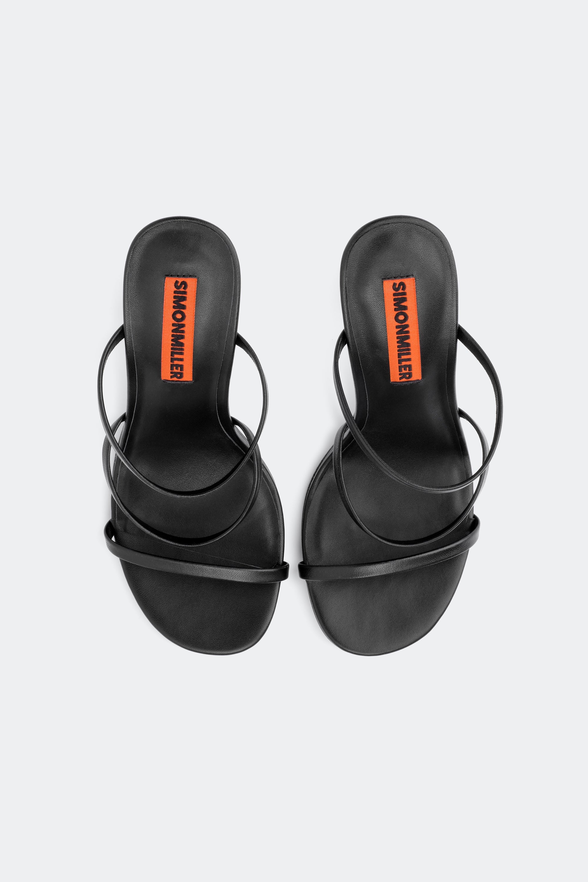 Simon Miller Bubble Drop Heel Sandals - Black/Silver