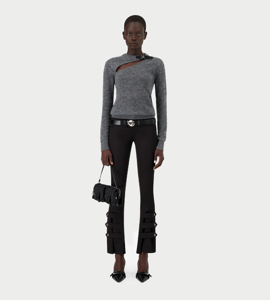 Coperni Buckle Cut-out Sweater
