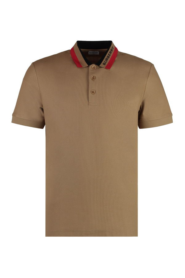 Burberry Cotton-Piqu Polo Shirt - Beige