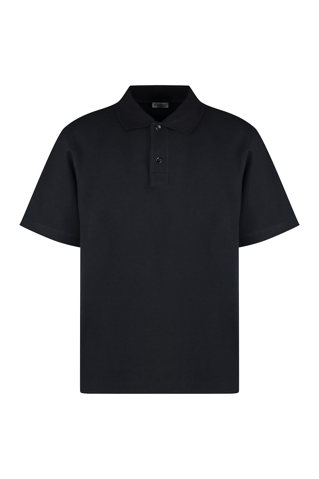 Burberry Cotton-Piqué Polo Shirt - Black
