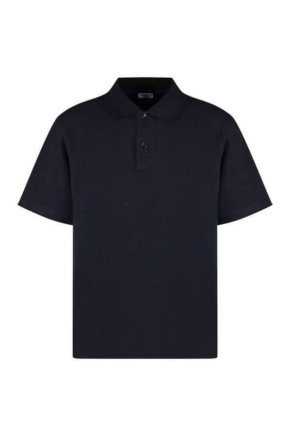 Burberry Cotton-Piqué Polo Shirt - Black