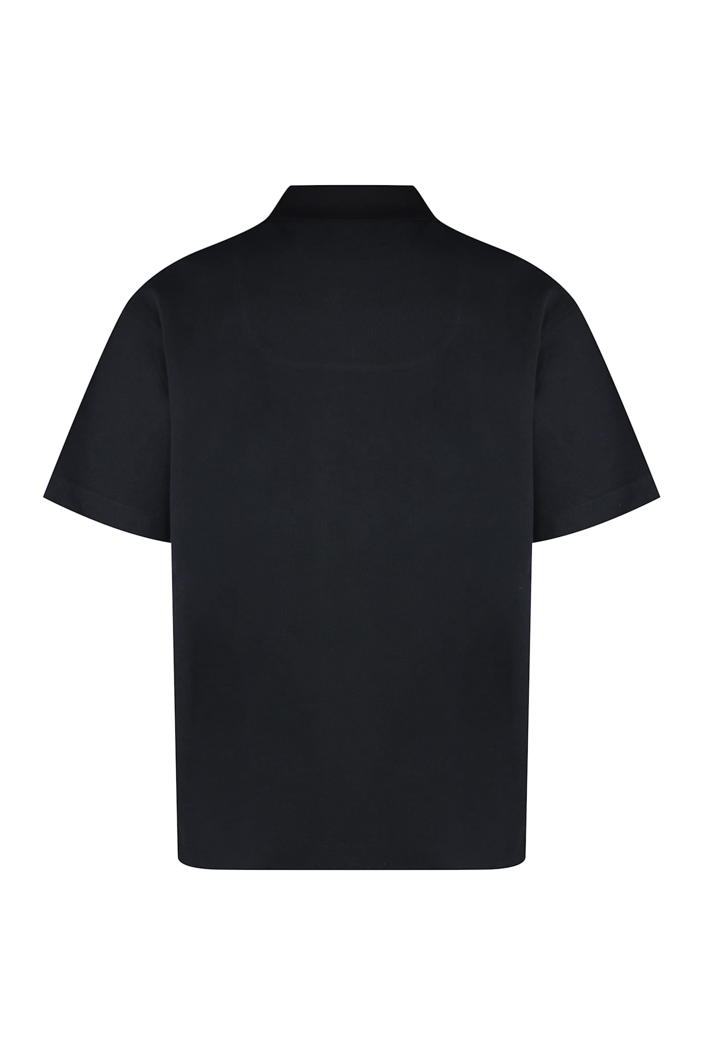 Burberry Cotton-Piqué Polo Shirt - Black