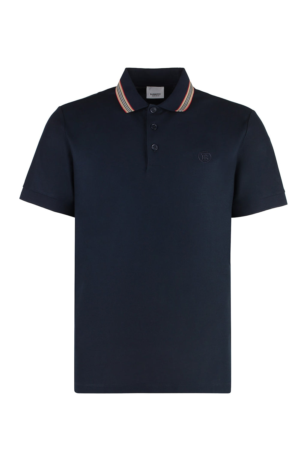 Burberry Cotton-Piqu Polo Shirt - Black