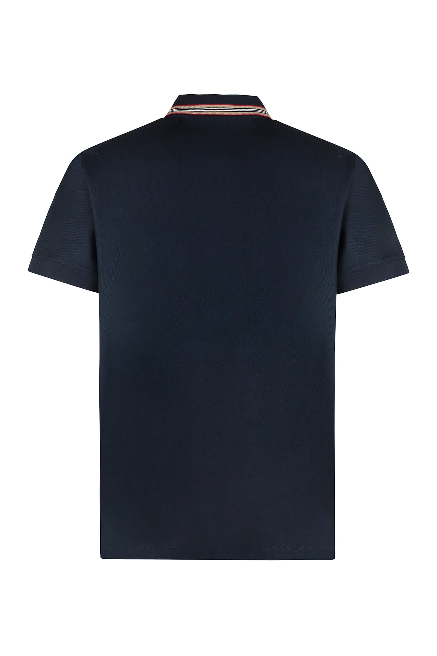 Burberry Cotton-Piqu Polo Shirt - Black