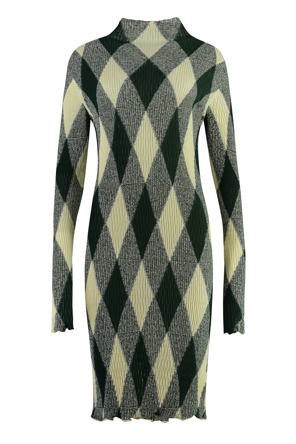 Burberry Cotton-silk Blend Dress - Green