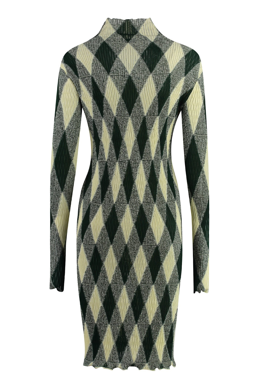 Burberry Cotton-silk Blend Dress - Green