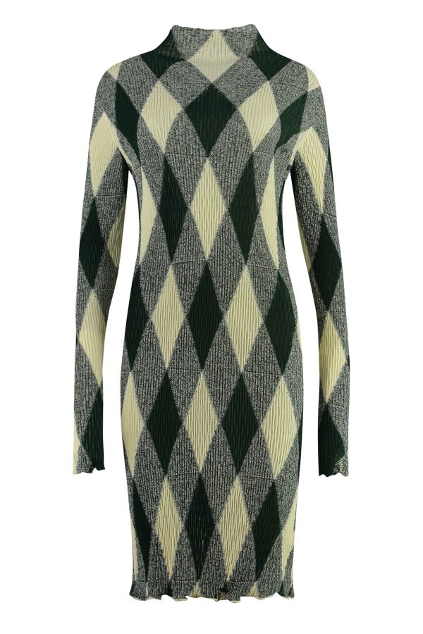 Burberry Cotton-silk Blend Dress - Green