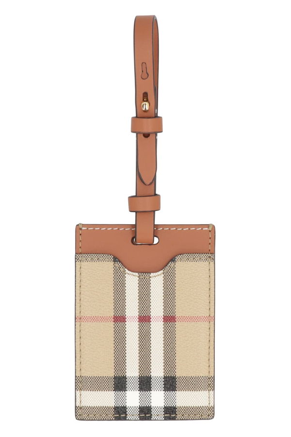 Burberry Leather Luggage Tag - Saddle Brown