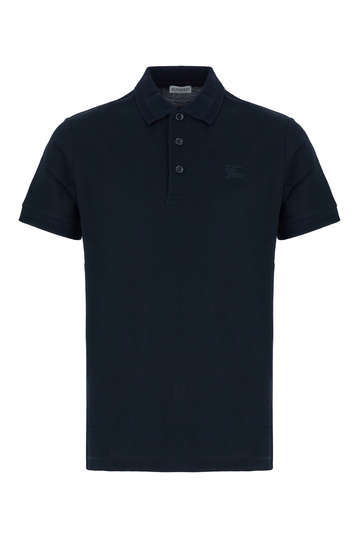 Burberry Navy Blue Piquet Polo Shirt
