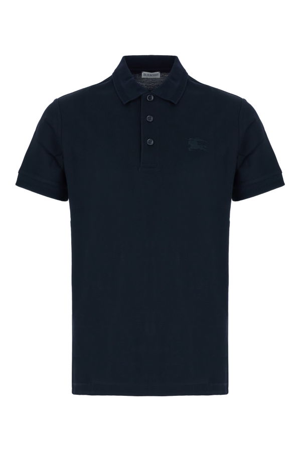 Burberry Navy Blue Piquet Polo Shirt
