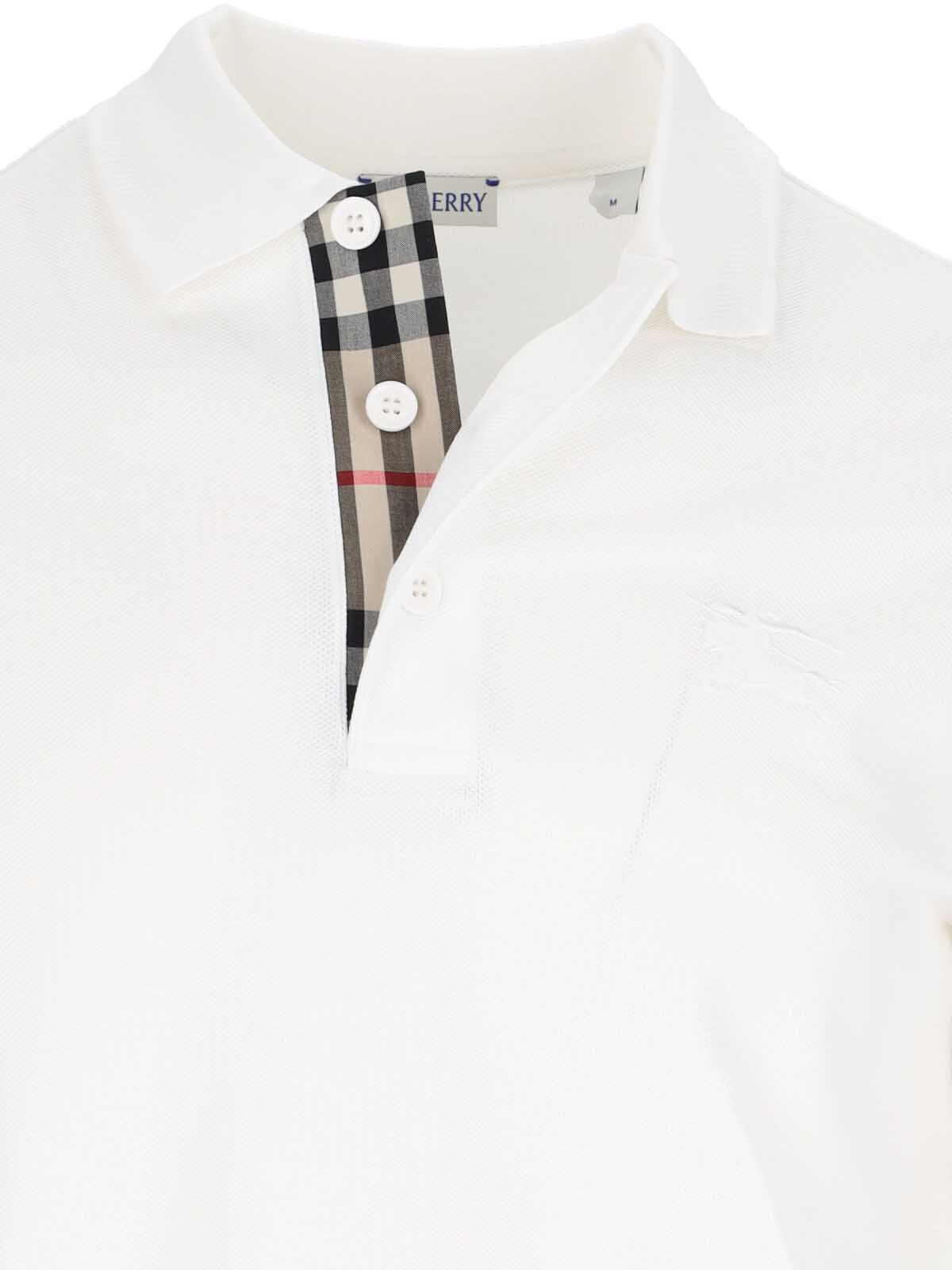 Burberry EKD Polo Shirt - White
