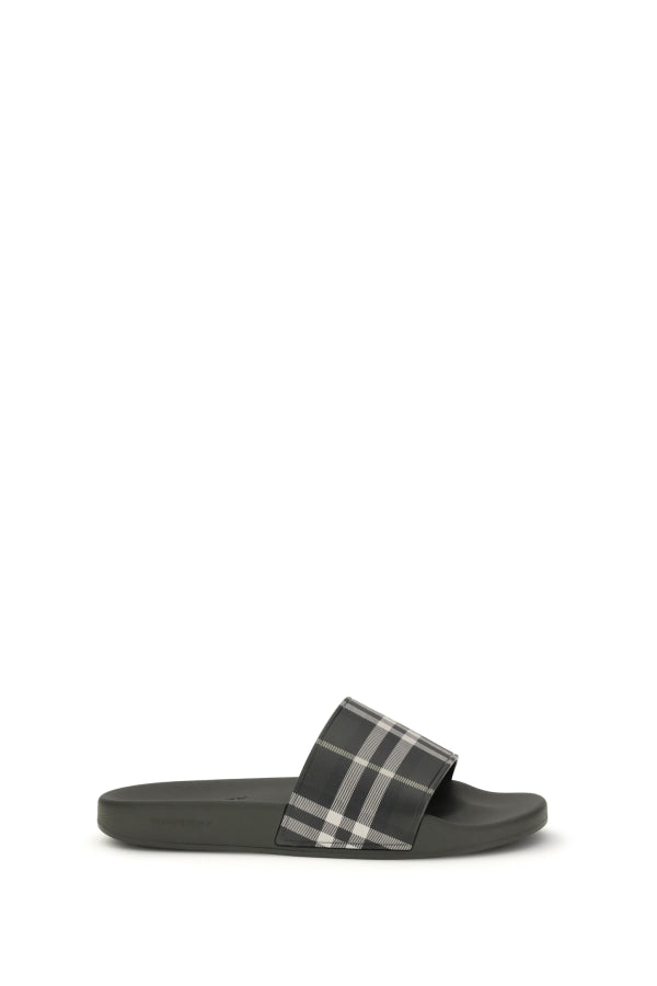 Burberry Rubber Check Slippers
