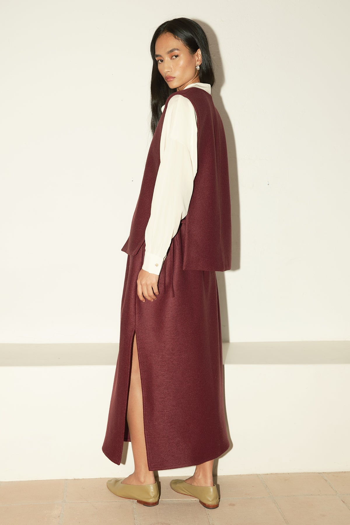 Datura Nova Skirt - Burgundy