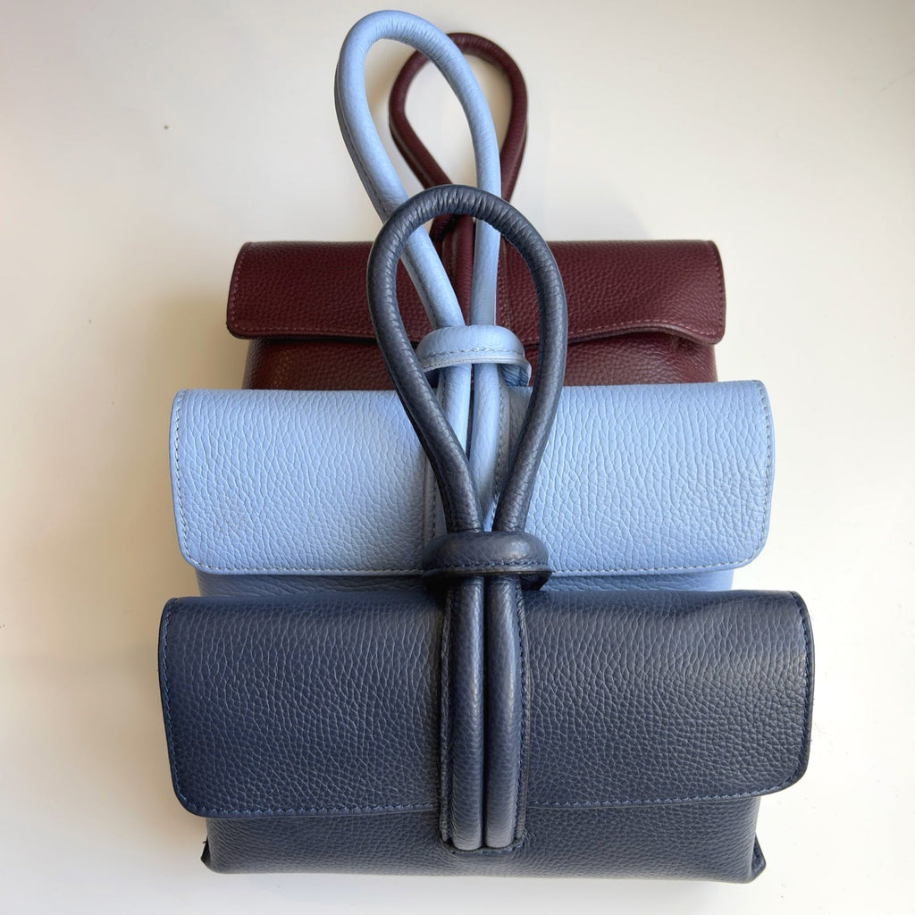 London Atelier Byproduct Leather Loop Clutch Bag