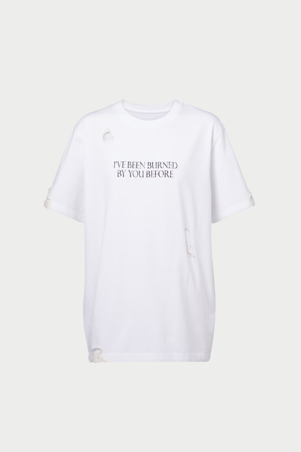 Coperni Burned By You Before Tee - White