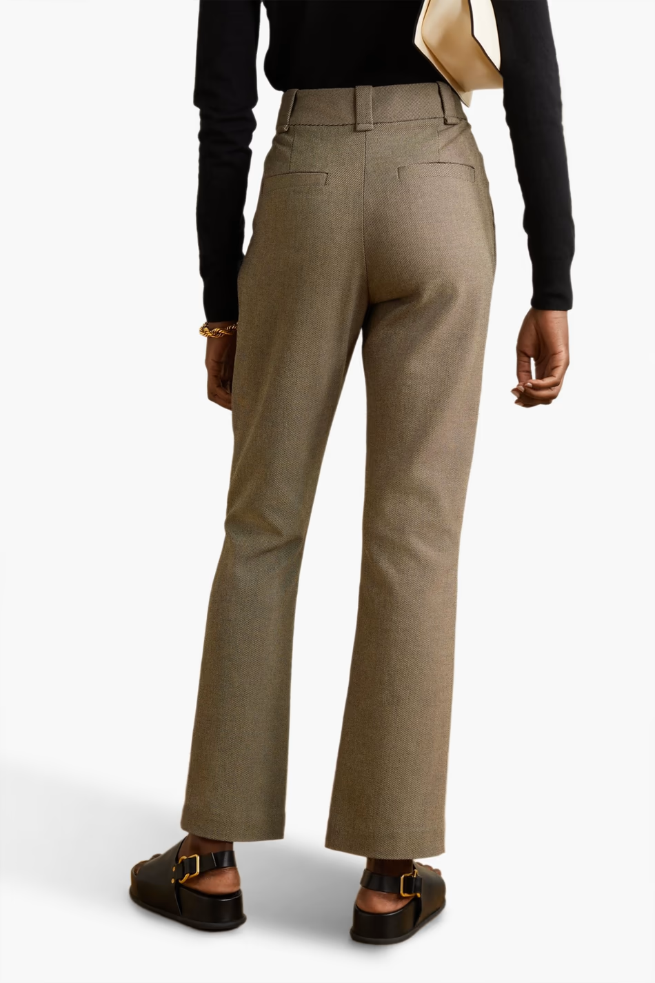 By Malene Birger Straight Leg Split Hem Pants