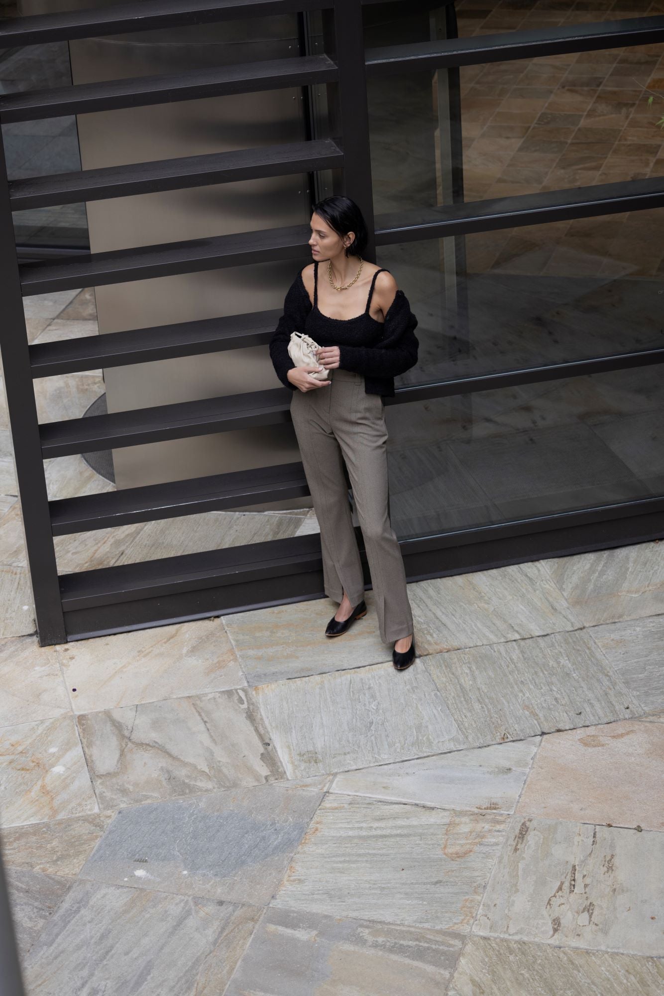 By Malene Birger Straight Leg Split Hem Pants