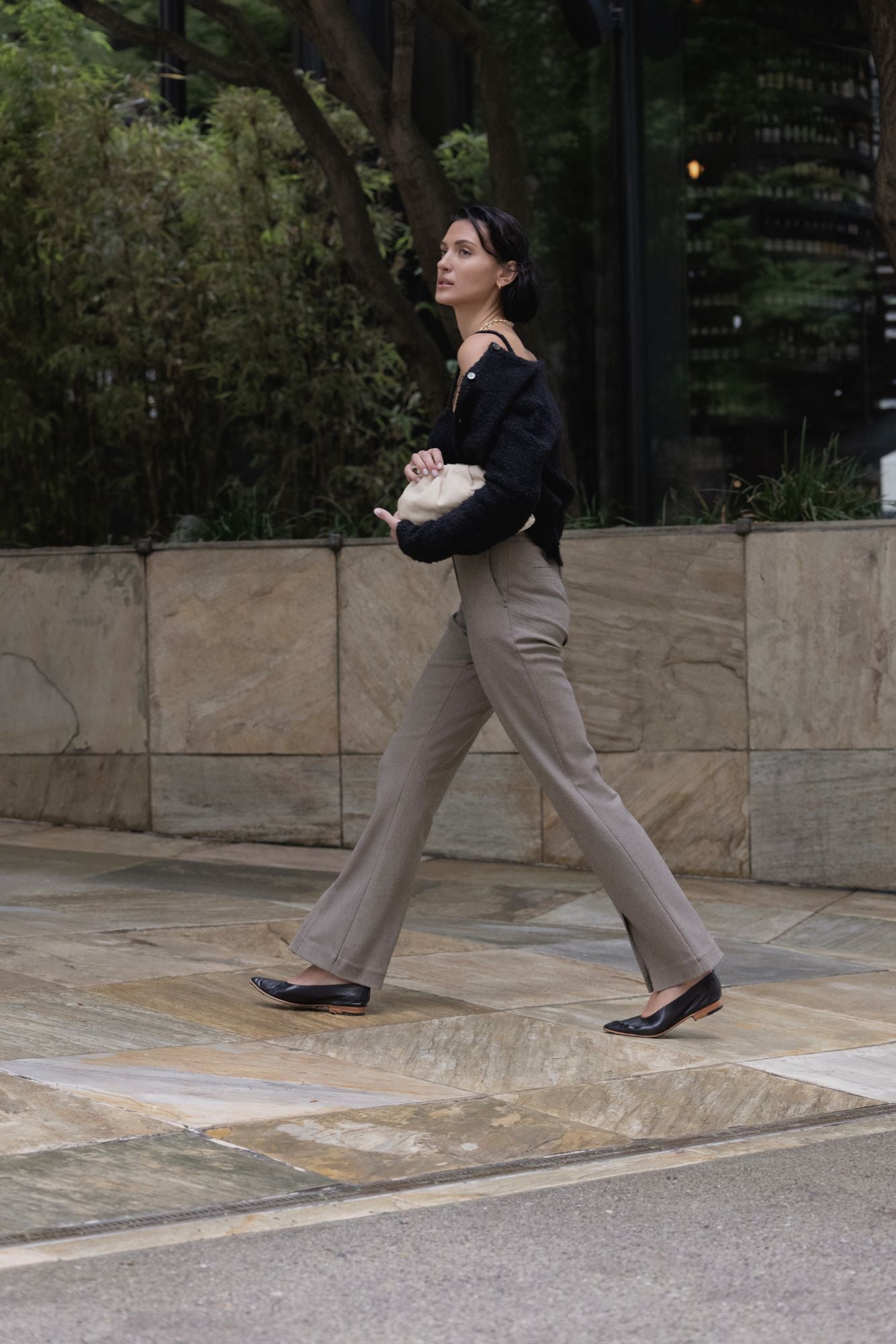 By Malene Birger Straight Leg Split Hem Pants