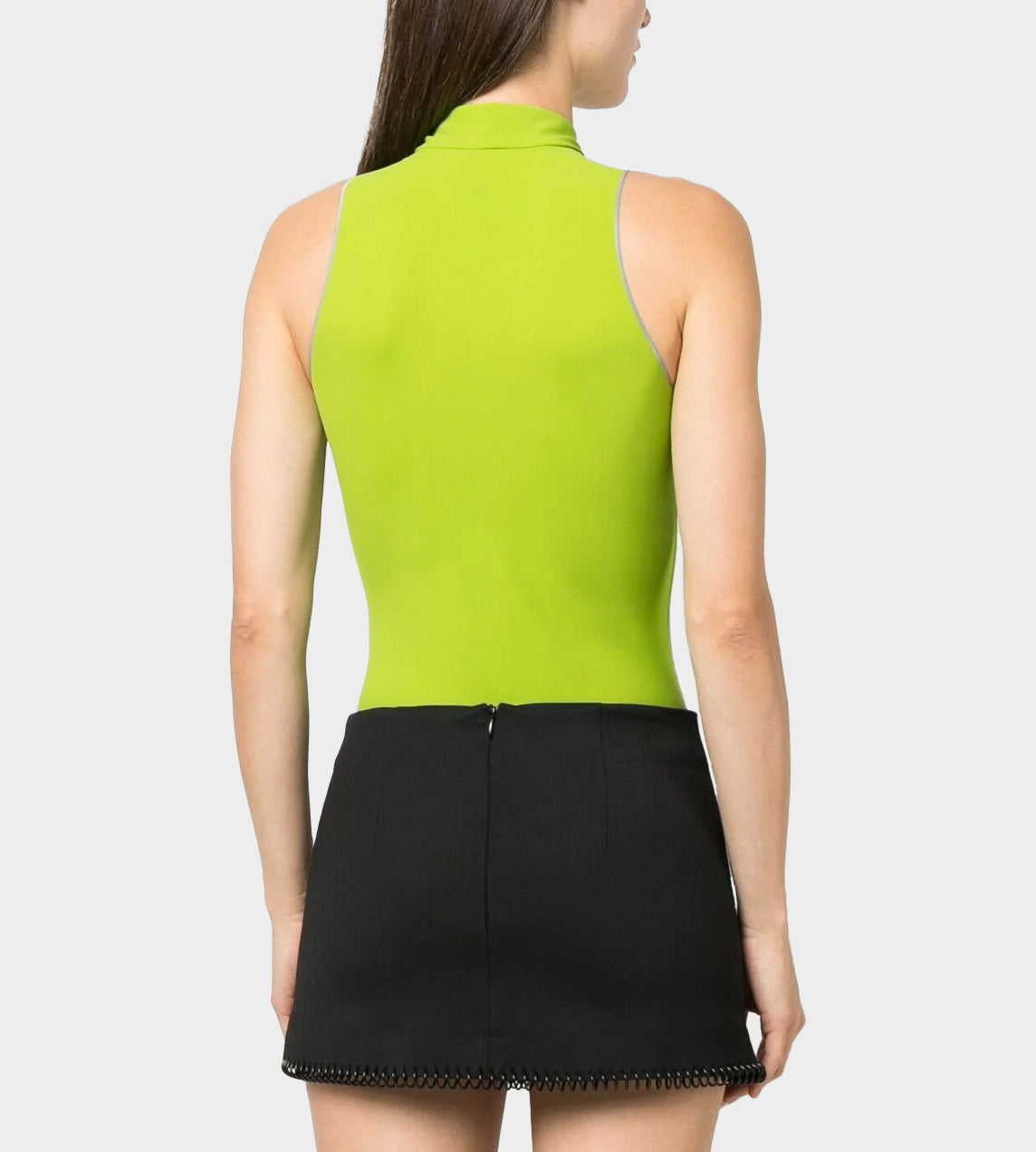 Coperni C+ Zipped Sleeveless Bodysuit - Apple Green