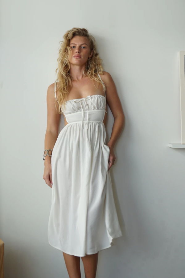 SHOP SHANI Capri Dress - White