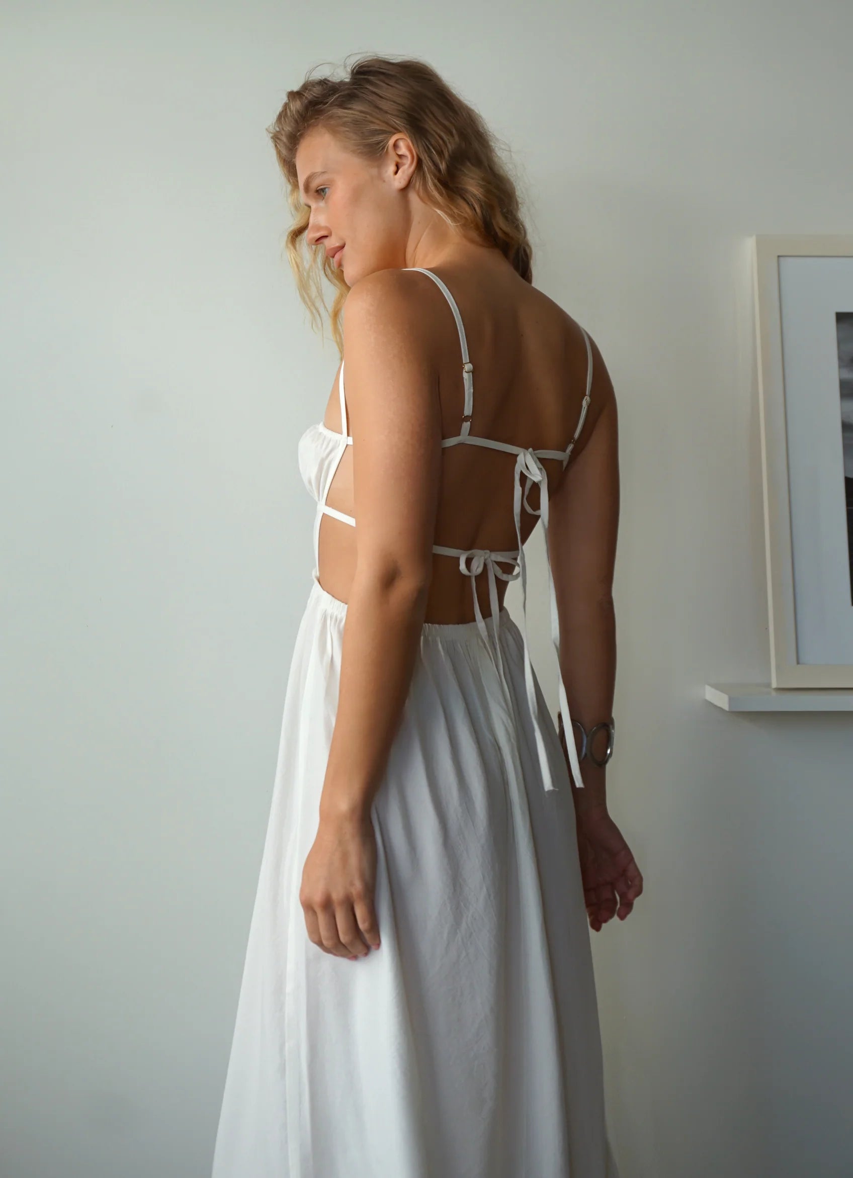SHOP SHANI Capri Dress - White