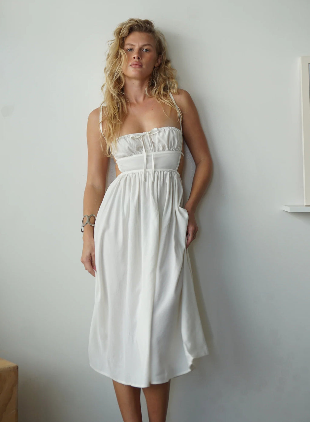 SHOP SHANI Capri Dress - White