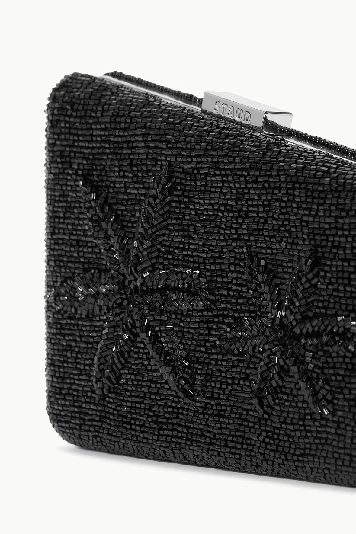 Staud Carmella Beaded Clutch - Black Starfish