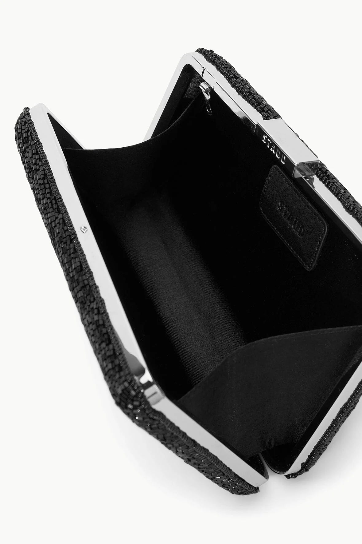 Staud Carmella Beaded Clutch - Black Starfish