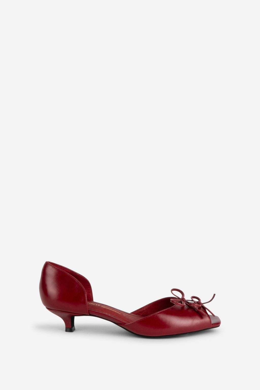 "INTENTIONALLY __________." Carol Peep Toe Kitten Heel