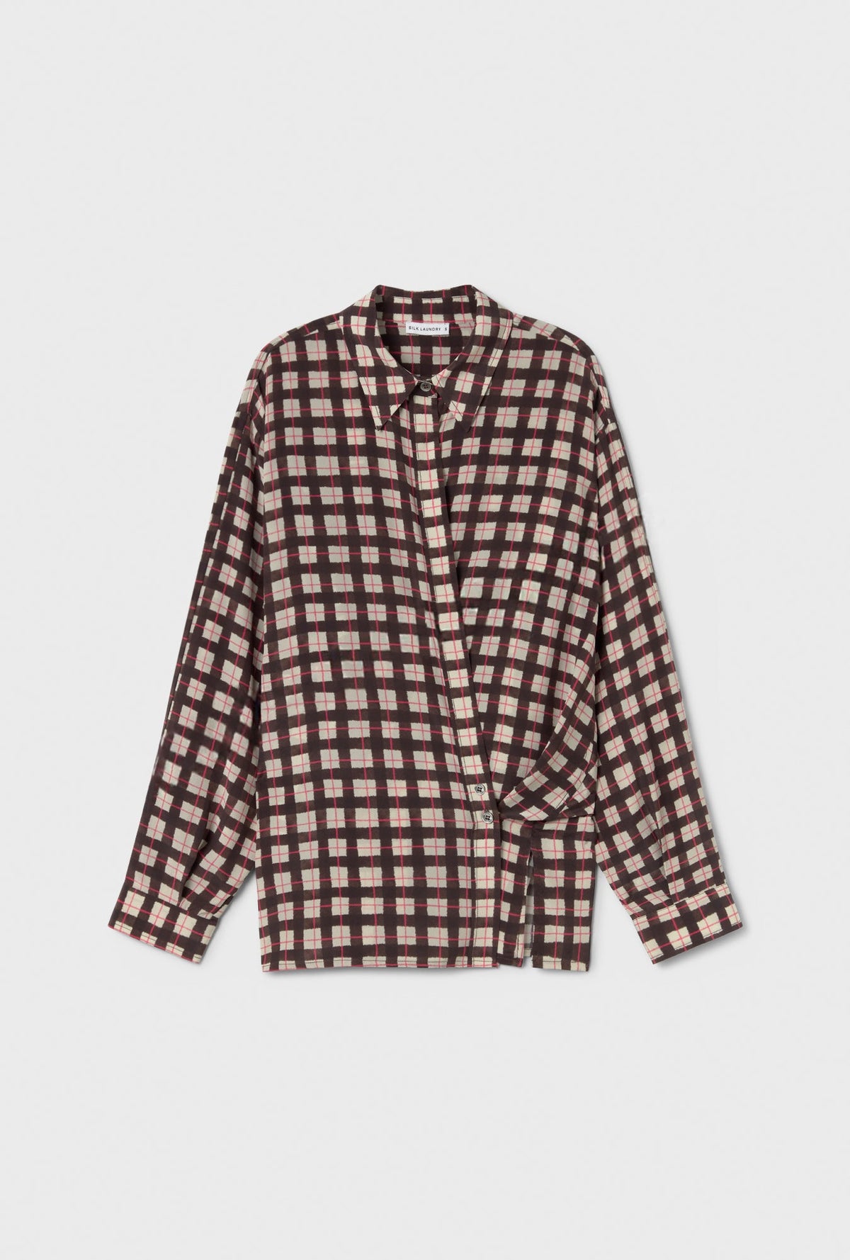 Silk Laundry CDC Crossover Shirt - Luna Gingham