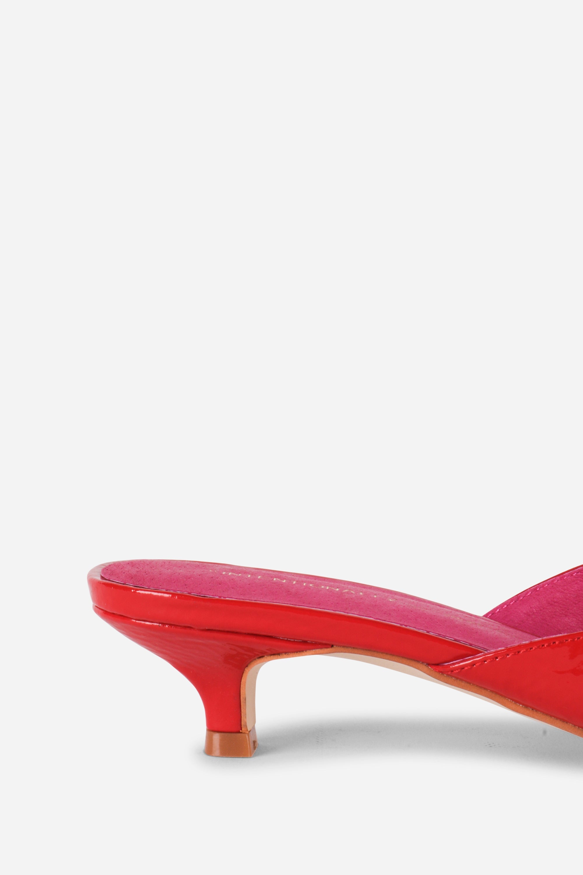 "INTENTIONALLY __________." Cee Kitten Heel Mule Shoes