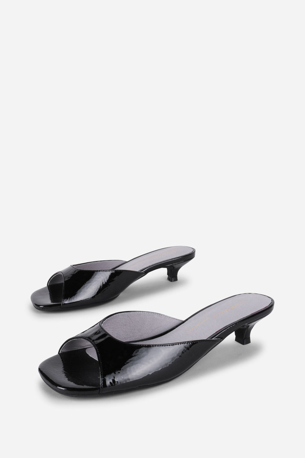 "INTENTIONALLY __________." Cee Kitten Heel Mule Shoes