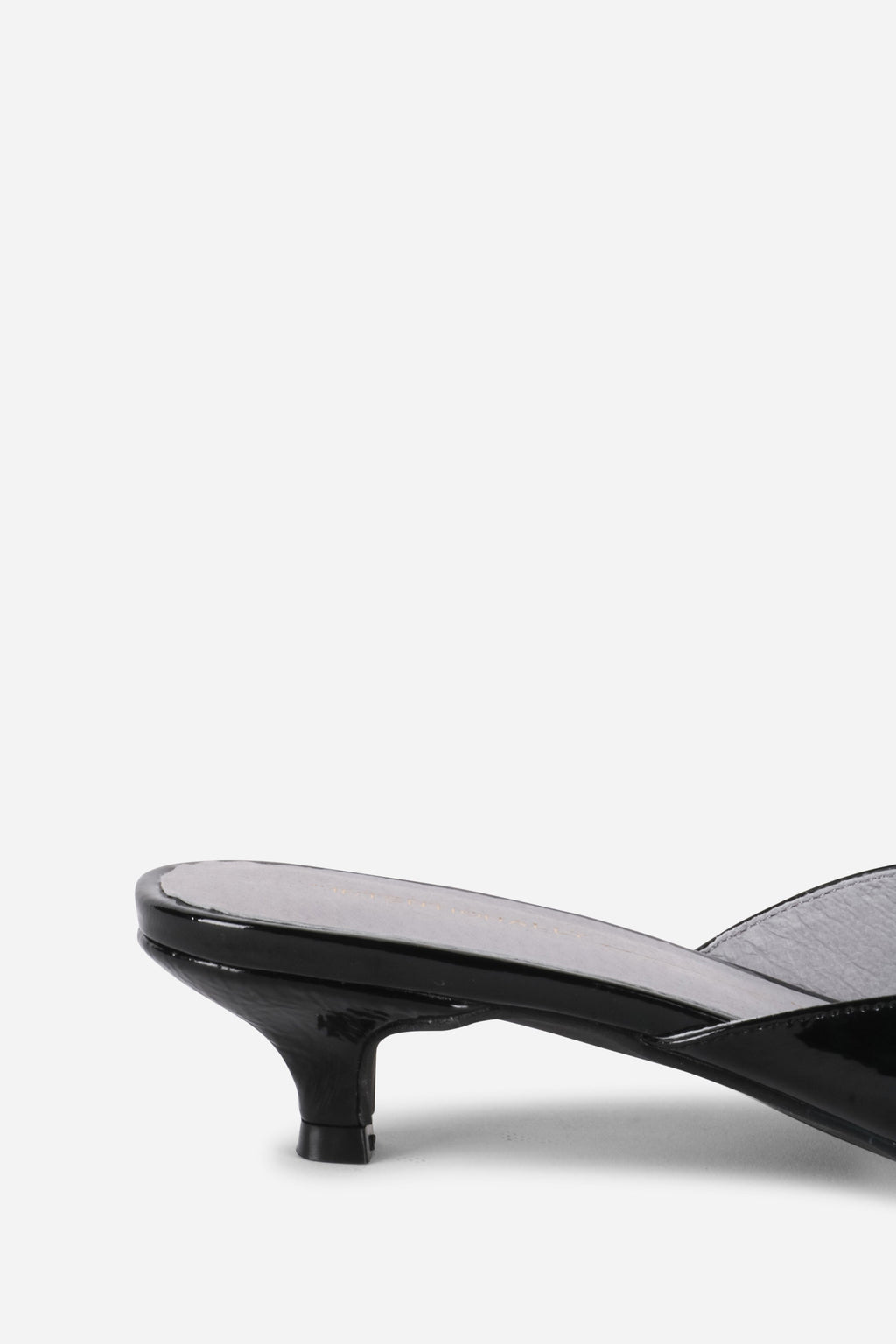 "INTENTIONALLY __________." Cee Kitten Heel Mule Shoes