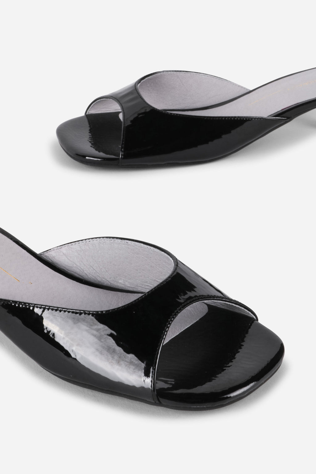 "INTENTIONALLY __________." Cee Kitten Heel Mule Shoes