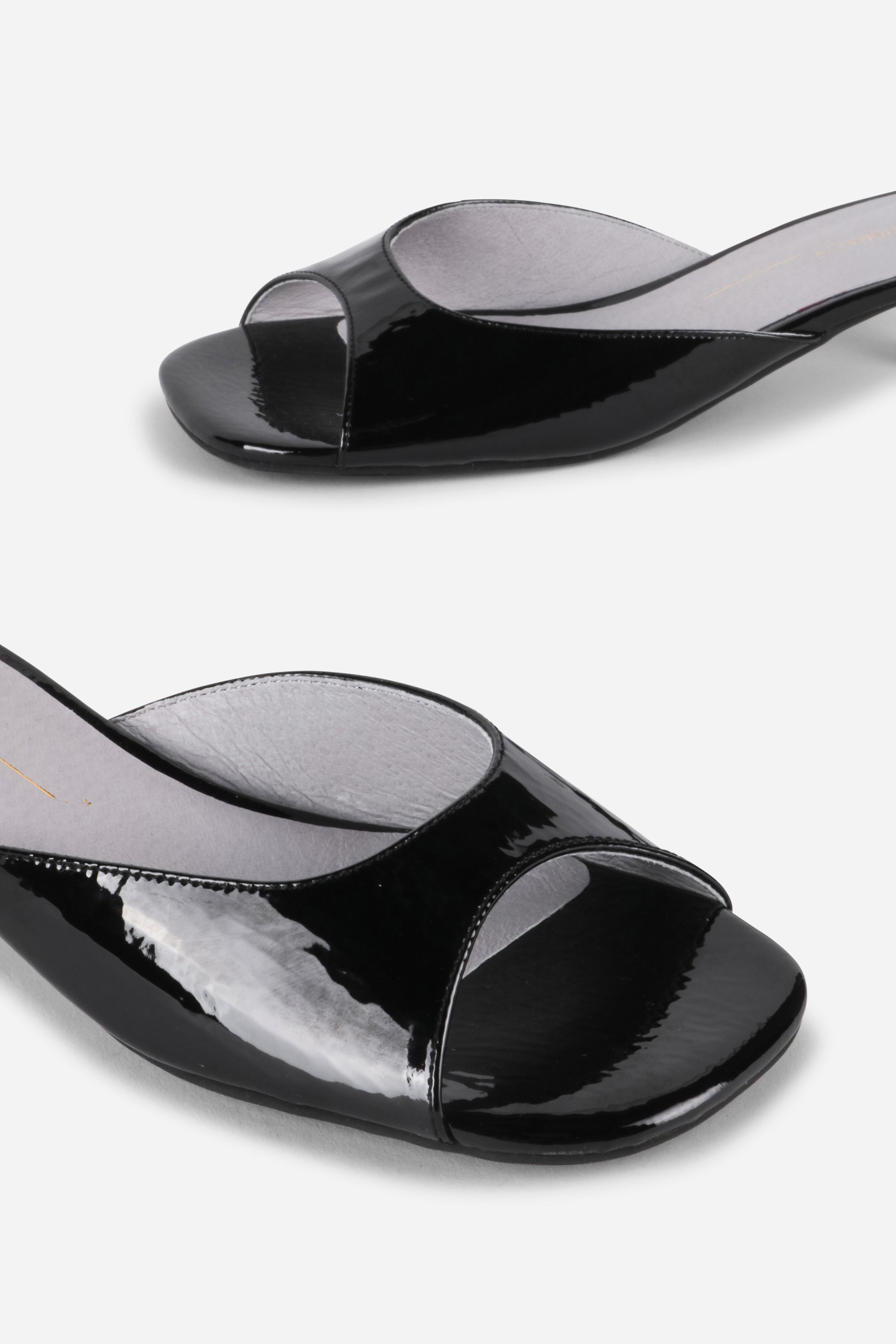 "INTENTIONALLY __________." Cee Kitten Heel Mule Shoes