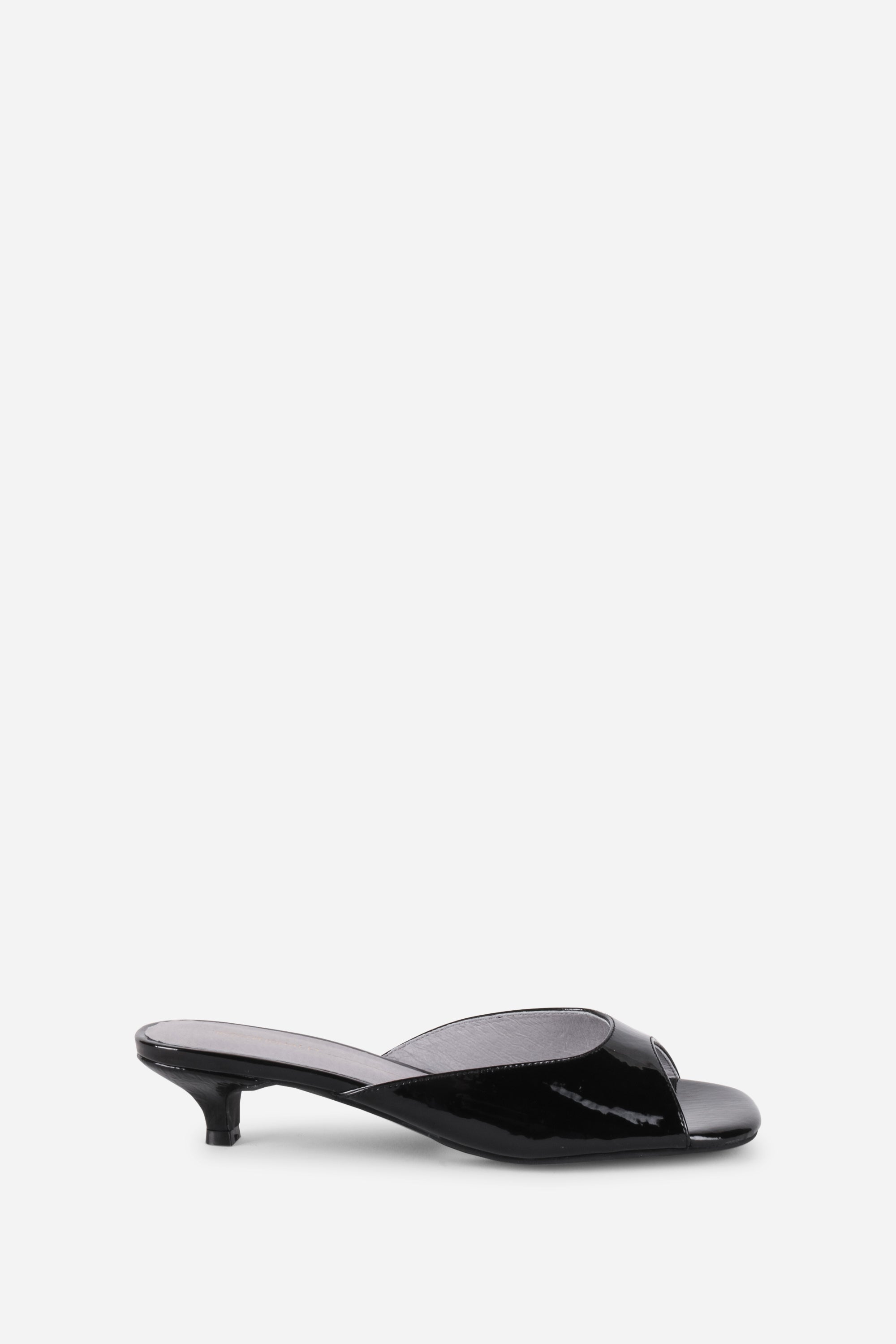 "INTENTIONALLY __________." Cee Kitten Heel Mule Shoes