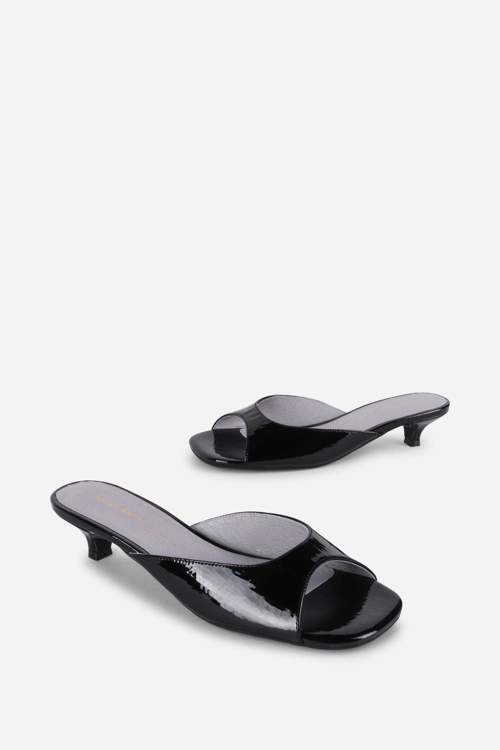 "INTENTIONALLY __________." Cee Kitten Heel Mule Shoes