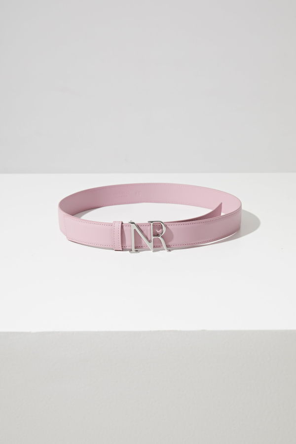 Nina Ricci Ceinture Leather Belt - Rose