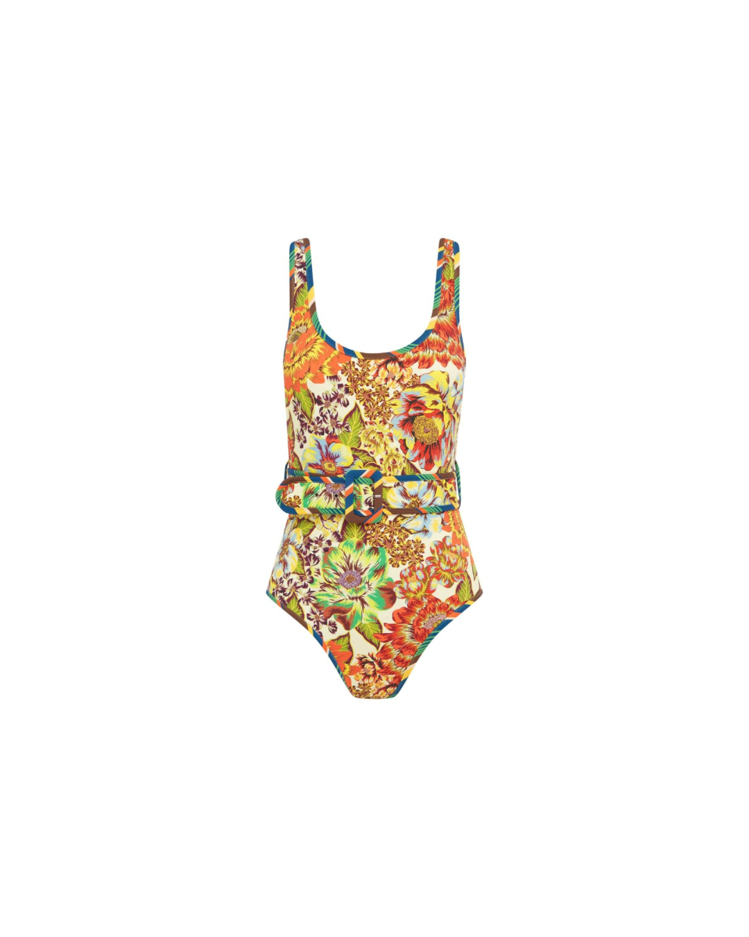 ALÉMAIS Charlie Belted One Piece Swimsuit - Multi
